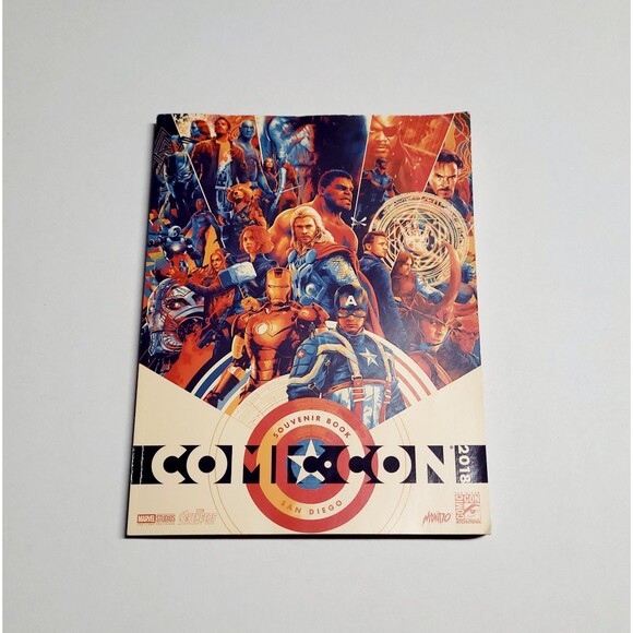 2018 SDCC Convention Souvenir Book Avengers Movie News BTS Marvel Disney EUC - Picture 1 of 11